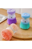 Deterjan Hazneli Banyo Mutfak Lavabo Ve Bulaşık Yıkama Fırçası thumbnail 2