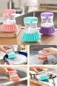 Osso Deterjan Hazneli Kullanışlı Banyo Bulaşık Fırçası Butonlu Pratik Kullanım thumbnail 6
