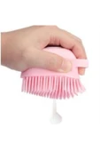 Çok Amaçlı Silikon Lif Hazneli Kese Banyo Duş Silikon Temizleme thumbnail 1