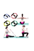 Pilates Direnç Lastiği Jimnastik Spor Lastik Egzersiz Evde Spor thumbnail 1