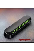Fosforlu Açılır Kapanabilir Numaratör Ön Torpido Üstü Telefon Numarası Göstergesi Araba thumbnail 2