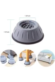 Gri Çamaşır Makinesi Titreşim Engelleyici Stoper 4 Lü Set - 1