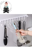 Pratik Hareketli 10 Kancalı Kendinden Yapışkanlı Askı 40cm Çok Amaçlı Kanca Askı thumbnail 1