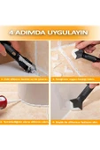 Fayans Ve Derz Temizleyici Bıçak Paslanmaz Çelik Fayans Arası Temizleyici Derz Dolgu Aleti Silikon thumbnail 5