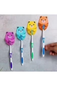 Desenli Fiş Askısı 4 Adet Kendinden Yapışkanlı Ayı Desenli Kablo Tutucu thumbnail 5