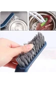 Çok Fonksiyonlu Derz Zemin Fayans Banyo Mutfak Oluk Temizleme Fırçası Çöp Cımbızlı Temizleme Fırçası thumbnail 3