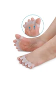 Nistyle Halluks Valgus Düzeltici 5 Parmak Ayırıcı Silikon Aparat thumbnail 1