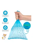 Köpek Kaka Torbası 4 Rulo(60 Adet Torba), Kedi Dışkı Poşeti, Evcil Hayvan Temizlik Poşeti thumbnail 5