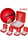 Ekstra Güçlü Şeffaf Çift Taraflı Bant Seti-60 Parça-pratik Kutuda thumbnail 1