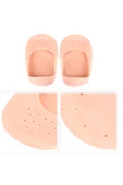 Yumuşak Silikon Topuk Çorabı, Rahat ve Konforlu Ten Rengi Patik Çorap thumbnail 5