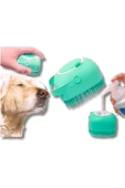 Şampuan Hazneli Kedi Köpek Yıkama Banyo Fırçası - Pratik Ve Kolay Temizlik | Evcil Hayvan Bakımı - 1