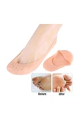 Yumuşak Silikon Rahatlatıcı Patik Çorap Patik Topuk Çatlak Giderici Ayak Bakım Aleti Bir Çift thumbnail 4