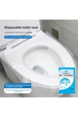 Tek Kullanımlık Klozet Kapağı Poşeti - 50 ADET + Hediye Klozet Kapağı Kulbu thumbnail 3