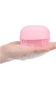 Şampuan Hazneli Silikon Peeling Duş Fırçası Masaj - 1