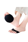 Siyah Kumaş 5 Parmağa Geçen Metatarsal Parmak Altı Koruyucu Hava Alabilen Ayak Destek Pedi thumbnail 4