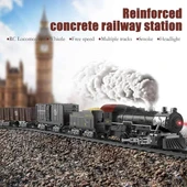 Classic Steam Kumandalı 2,4 Ghz Pilli Tren Seti 30 Parça 1613G thumbnail 4