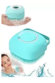 Şampuan Hazneli Silikon Banyo Lifi Peeling Etkili Masaj Fırçası Derinlemesine Temizlik Ve - 2