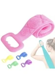 Silikon Sırt Kesesi 60 Cm Sırt Keseleme Fırçası Banyo Duş Lifi thumbnail 1