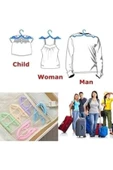 VeloreaShop 5 Adet Portatif Sihirli Katlanabilir Seyahat Askısı Elbise Askısı 1136113 thumbnail 2