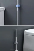 SVRM Yapışkanlı Pratik Mop Fırça Tutucu 4 Adet Poratif Banyo, Mutfak Askısı thumbnail 6