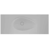 Real Stone Avocado Etajerli 90x50 Beyaz Granit Banyo Lavabosu - 1