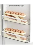 Yeni Nesil Yumurta Standı Buzdolabı Düzenleme 2Katlı Yumurta Saklama Kabı Modern Yumurta Düzenleyici thumbnail 6