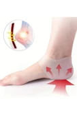 Silikon Topuk Gömleği Dikeni Çatlak Koruyucu Bandaj Ortopedik Ayak Destek Çorabı thumbnail 4