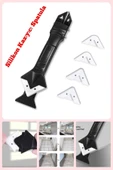 Silikon Ve Derz Sökücü Dolgu Macunu Pürüzsüz Kazıyıcı Çok Fonksiyonlu Plastik Harç Kazıyıcı Kit thumbnail 1