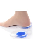 Topuk Yastığı Topuk Dikeni Çift Yoğunluklu Silikon Comfort Heel Cup Darbe Emici Kaydırmaz Taban thumbnail 1