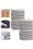 ŞirinShop Home 2 Adet Yeniden Kullanılabilir Telli Bulaşık Bezi,Çizdirmez Bulaşık Bezi,Bulaş - 1