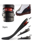 Unisex Hava Yastıklı 5cm Gizli Boy Uzatıcı Tabanlık Ortopedik Ayakkabı Tabanlığı Topuk Yükseltici thumbnail 3