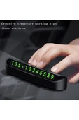 Tüm Araçlara Uyumlu Araç Park Telefon Numaratörü Açılır Kapanabilir Fosforlu Parkmatik thumbnail 2