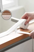 Su Geçirmez Sizdirmaz Beyaz Bant Ev Küvet Lavabo Mutfak Kenar Bandı Su Geçirmez 3,2mx38 Serit Bant thumbnail 5