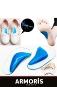 Yeni Nesil Anatomik Boşluk Doldurucu Jel Düz Tabanlık Ark Desteği Silikon Ayak Tabanlığı thumbnail 4