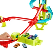 Hot Wheels Neon Yarışlar Çoklu Yarış Heyecanı Pist Seti HPC07 thumbnail 2