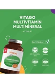VİTAGO Multivitamin Koenzim Q-10 Tablet Takviye Edici Gıda thumbnail 4