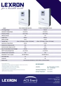 Lexron 3KW HV MPPT Akıllı İnverter 24V thumbnail 4