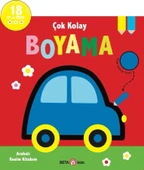 Çok Kolay Boyama Arabalı Resim Kitabım - 1