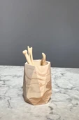 Mermer Desenli Beton Geometrik Kalemlik - 1