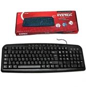 Everest KB-517U Siyah USB Kablolu Standart F KLAVYE - 1