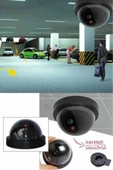 Main Shop Kablosuz Fake Dome Hırsız Caydırıcı Işıklı Ledli Yalancı Kamera Güvenlik Kamerası M-157 - 1