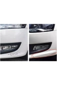 Araba Tampon Koruyucu Karbon Desenli Siyah Beyaz thumbnail 2