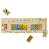 Tahta Bultak Numaralı Trenler 10 Parça thumbnail 2