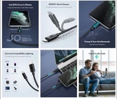 RAVPOWER Type-C to Lightning Cable 1m TPE Black RP-CB1016 - 5