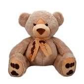 Oturan Atkılı Peluş Ayı 60 cm. thumbnail 2