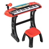 Müzikli ve Işıklı Mikrofonlu Elektronik Tabureli Org thumbnail 1