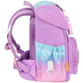 Işıklı Mor Renk Geçişli Okul Çantası - 4