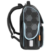 Top Desenli Siyah Okul Çantası - 4