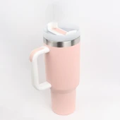 Igloo Stadler Çelik Thermo-Mug 1.2 Litre Pembe-Beyaz 12Saat Sıcak/18Saat Soğuk Saklama thumbnail 3