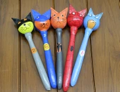 Ahşap 5'li Marakas Seti Model 2 - 1